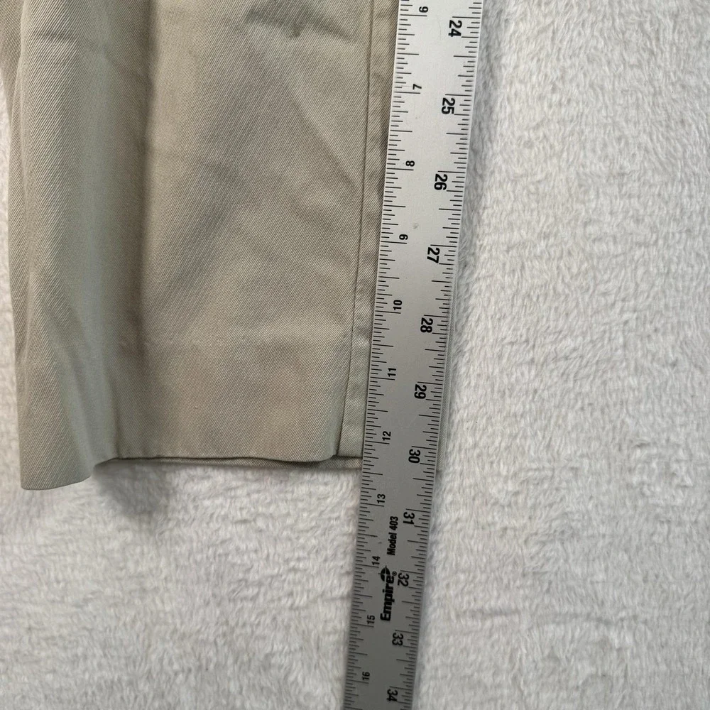 Tommy Bahama Pants Mens 33x30 Beige Silk Blend Chino‎ Flat Front Straight Casual